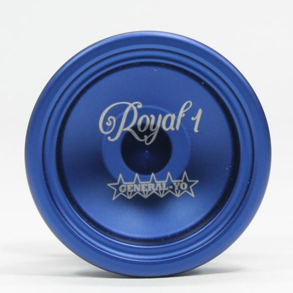 GENERAL-YO Royal 1 Yo-Yo - Blasted Aluminum YoYo (Torrent Blue)