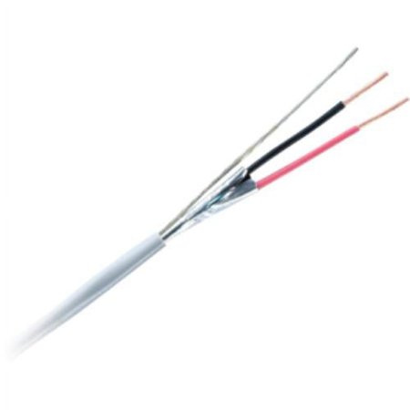 Genesis 32025512 22g 2c Shielded Plenum Microphone Cable 500' Box White