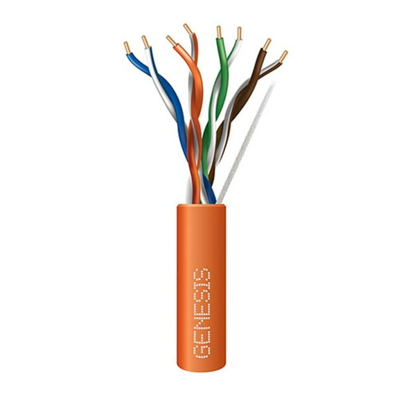 GENESIS CAT 5E UTP PLENUM 1000 BX ORANGE
