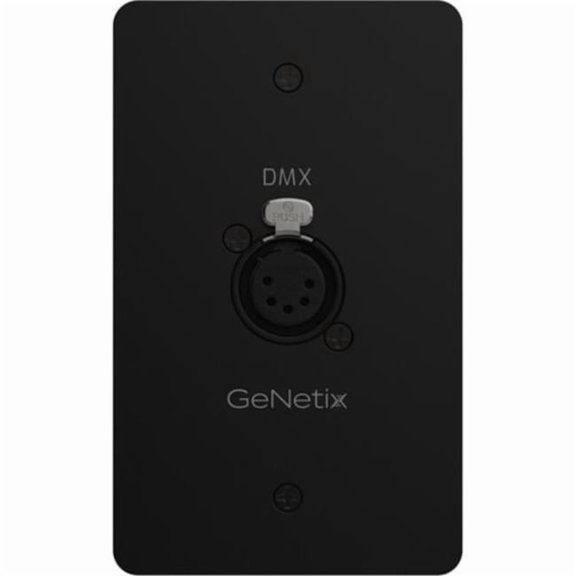 Chauvet & Sons GENETIXDMXWALLSFUS Single-Port, Female Connector DMX Passthrough Wall Plate