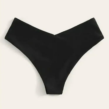 GENGING 50% Off Clear Women Bikini Bottom Swim No Show Panties Shorts Bottom Swimsuit Swimwear Bathing