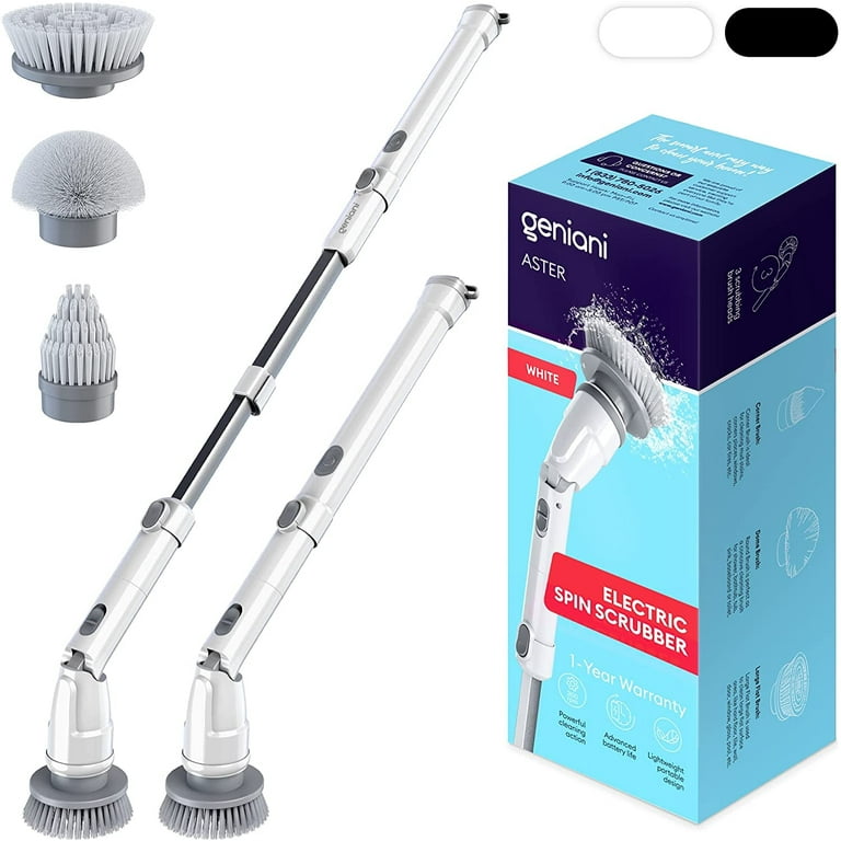 Electric Cleaning Brush, Cordless & Powerful Spin Scrubber, Adjustable
