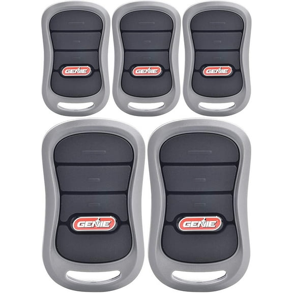 GENIE G3T-R 3-Button Remote with Intellicode Security Technology Controls Up to 3 Garage Door Openers, 1 Pack, Original Version-5 Pack