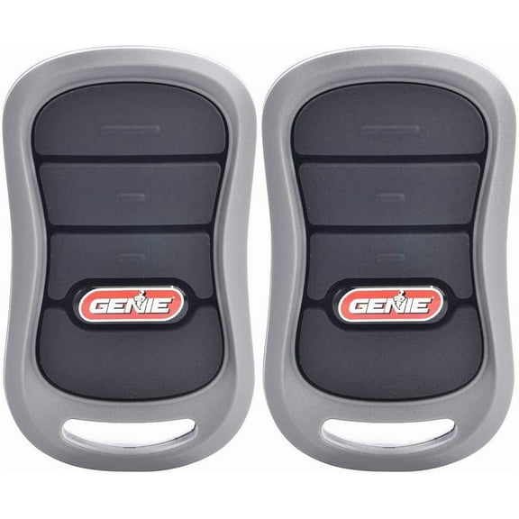 Genie G3T 3-Button Garage Door Opener Remote with Intellicode - Controls 3 Doors - 2 Pack