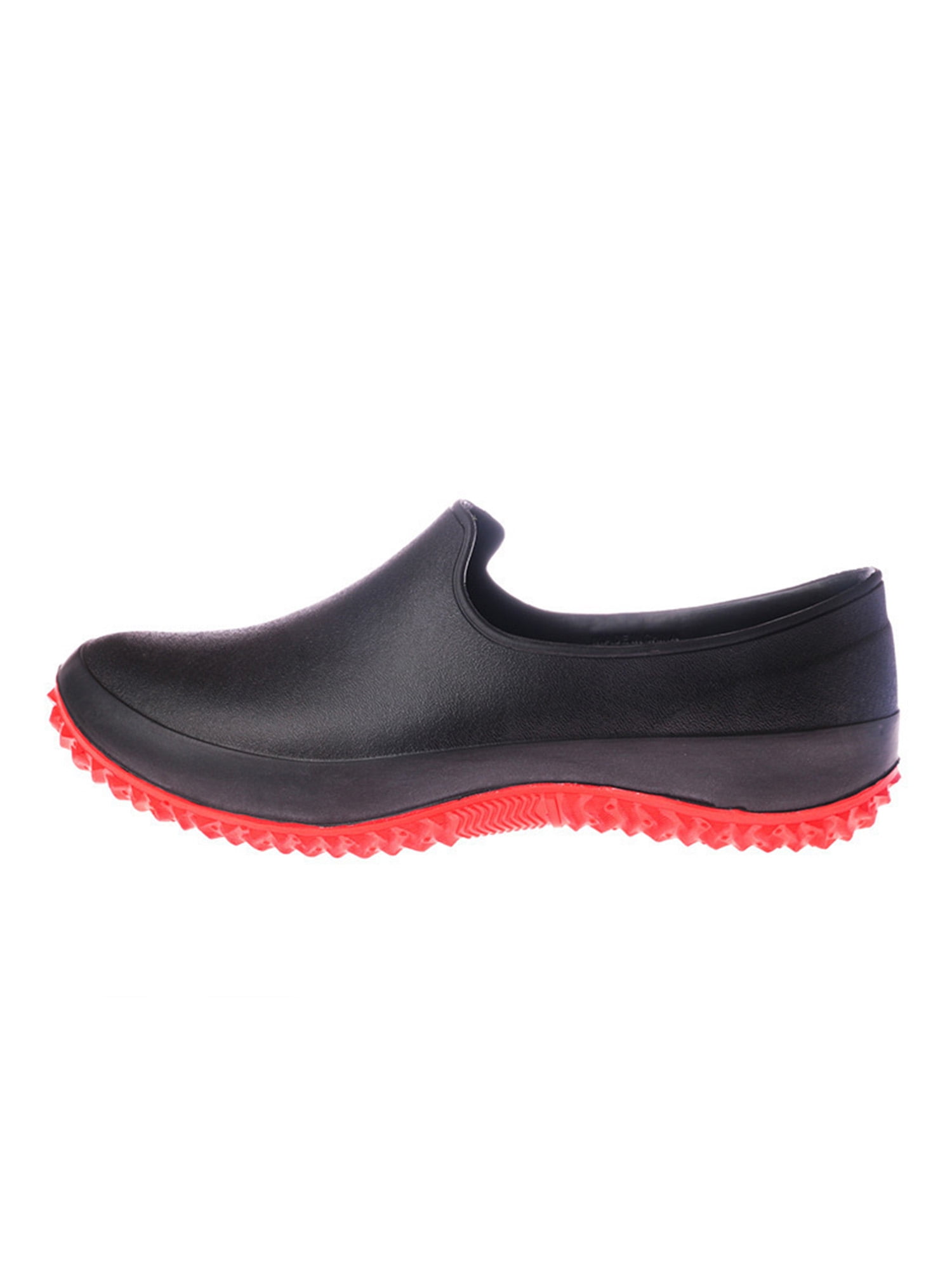 GENILU Mens Womens Oilproof Waterproof Slip On Clogs Work Garden Boots Chef Shoes Size 4.5 13 Black 6 Walmart