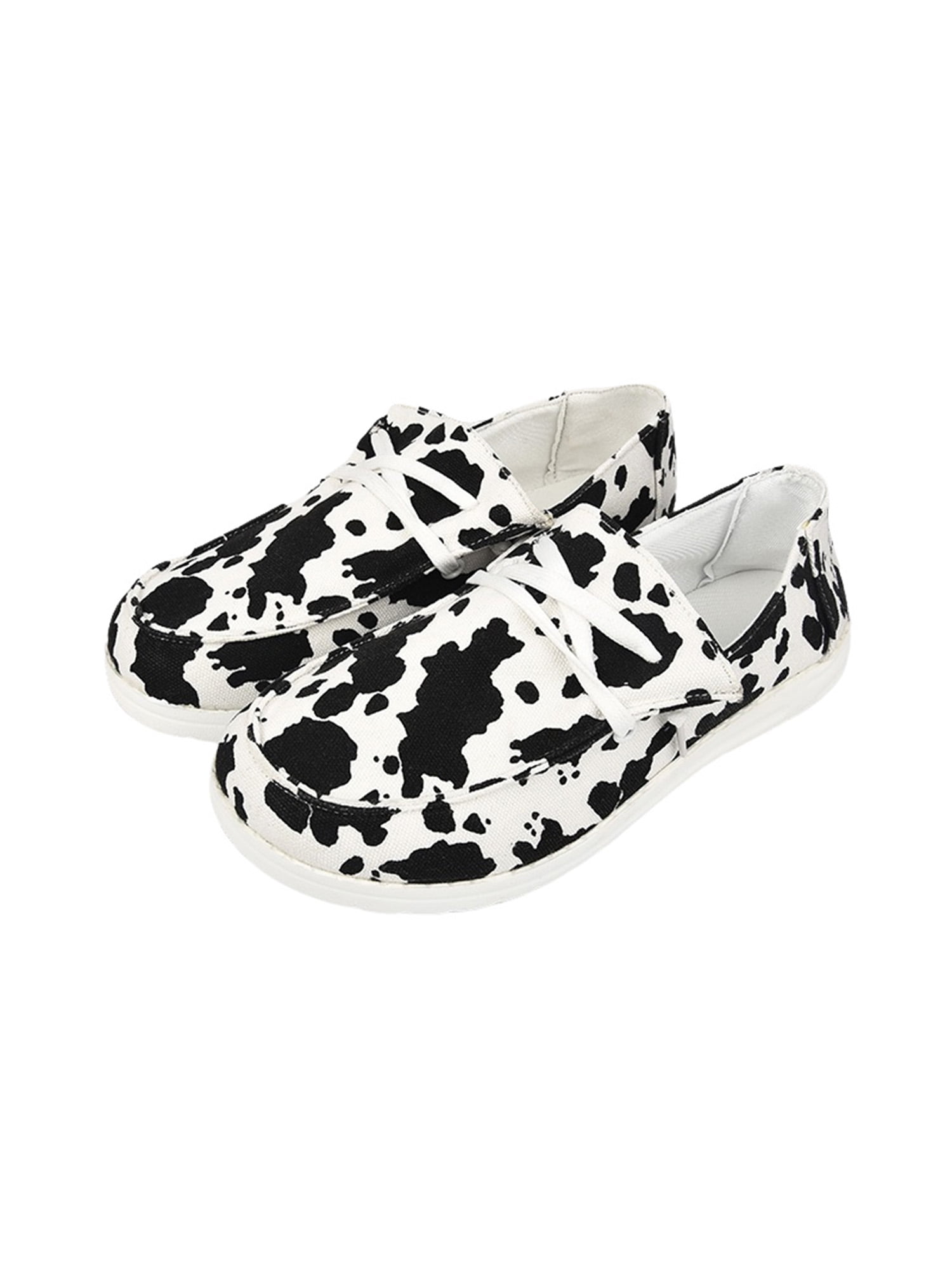 Women's Loafers Printed Casual Shoes Lightweight Synthetic