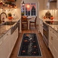 thumbnail image 1 of GENIMO 2'x6' Halloween Runner Rug, Washable Non Slip Soft Gothic Castle Indoor Outdoor Hallway Runner for Porch Patio Kitchen Entryway, Burnt Orange, 1 of 6