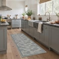 thumbnail image 1 of GENIMO 2' x 6' Runner Rug, Machine Washable Non Slip Low Pile Hallway Runner Rug for Kitchen Laundry Room, Garden Floral, Dusty Blue, 1 of 7