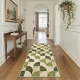 thumbnail image 1 of GENIMO 2' x 6' Runner Rug, Machine Washable Non Slip Low Pile Hallway Runner Rug for Kitchen Laundry Room, Modern Minimalist, Dusty Sage, 1 of 7