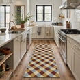 thumbnail image 1 of GENIMO 2' x 6' Runner Rug, Machine Washable Non Slip Low Pile Hallway Runner Rug for Kitchen Laundry Room, Muted Minimalist, Warm Earth, 1 of 4