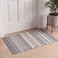 thumbnail image 1 of GENIMO 2'x3' Area Rug, Washable Non Slip Soft Boho Geometric Indoor Door Mat for Entryway Kitchen Laundry Room, Ivory Navy, 1 of 7