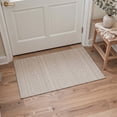 thumbnail image 1 of GENIMO 2'x3' Area Rug, Washable Non Slip Soft Boho Geometric Indoor Door Mat for Entryway Kitchen Laundry Room, Linen Beige, 1 of 7