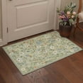 thumbnail image 1 of GENIMO 2'x3' Floral Botanical Entryway Rug, Machine Washable Non Slip Low Pile Area Rug for Front Door Kitchen Bathroom, Muted Sage, 1 of 6