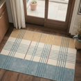 thumbnail image 1 of GENIMO 2'x3' Minimalist Area Rug, Machine Washable Non Slip Low Pile Rug for Entryway Front Door Kitchen Bathroom, Muted Neutral, 1 of 7