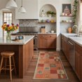 thumbnail image 1 of GENIMO 2'x6' Runner Rug, Washable Non Slip Soft Minimalist Hallway Runner for Kitchen Entryway Laundry Room, Terracotta Orange, 1 of 6