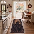 thumbnail image 1 of GENIMO 2'x7' Halloween Runner Rug, Washable Non Slip Soft Gothic Castle Indoor Outdoor Hallway Runner for Porch Patio Kitchen Entryway, Gothic Plum, 1 of 6