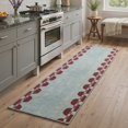 thumbnail image 1 of GENIMO 2'x7' Runner Rug, Machine Washable Non Slip Low Pile Hallway Runner Rug for Kitchen Laundry Room, Clean Minimalist, Dusty Blue, 1 of 6