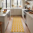 thumbnail image 1 of GENIMO 2'x6' Runner Rug, Washable Non Slip Soft Minimalist Hallway Runner for Kitchen Entryway Laundry Room, Mustard Yellow, 1 of 6