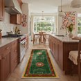 thumbnail image 1 of GENIMO 2'x7' Runner Rug, Washable Rug Non Slip Soft Vintage Emerald Shield Crest Hallway Runner for Kitchen Entryway Laundry Room, Vintage Emerald, 1 of 8