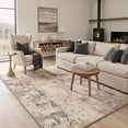 thumbnail image 1 of GENIMO 5'x7' Area Rug for Living Room, Washable Non Slip Soft Modern Abstract Rug for Bedroom Dining Room Home Office, Sand Beige, 1 of 7