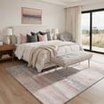 thumbnail image 1 of GENIMO 8'x10' Area Rug for Living Room, Large Machine Washable Non Slip Low Pile Rug for Bedroom Dining Room, Modern Abstract, Blush Gray, 1 of 3