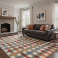thumbnail image 1 of GENIMO 8'x10' Area Rug for Living Room, Large Machine Washable Non Slip Low Pile Rug for Bedroom Dining Room, Modern Minimalist, Dusty Terracotta, 1 of 6