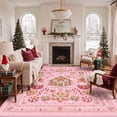 Dining Room Rugg GENIMO 8'x10' Area Rug for Living Room, Washable Non Slip Soft ...