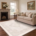 thumbnail image 1 of GENIMO 8'x10' Diamond Persian Rug for Living Room, Large Machine Washable Non Slip Low Pile Area Rug for Bedroom Dining Room, CLASSICVEIL, 1 of 5