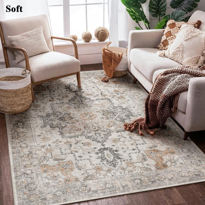 GENIMO Area Rug Non Slip Rug, Hallway Runner Rug, Lightweiht Mat