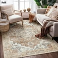 thumbnail image 1 of GENIMO Area Rug Non Slip Rug, Hallway Runner Rug, Lightweiht Mat, Machine Washable Low Pile Rugs for Living Room, Entryway, Bedroom, Kitchen and Corridor, 1 of 10