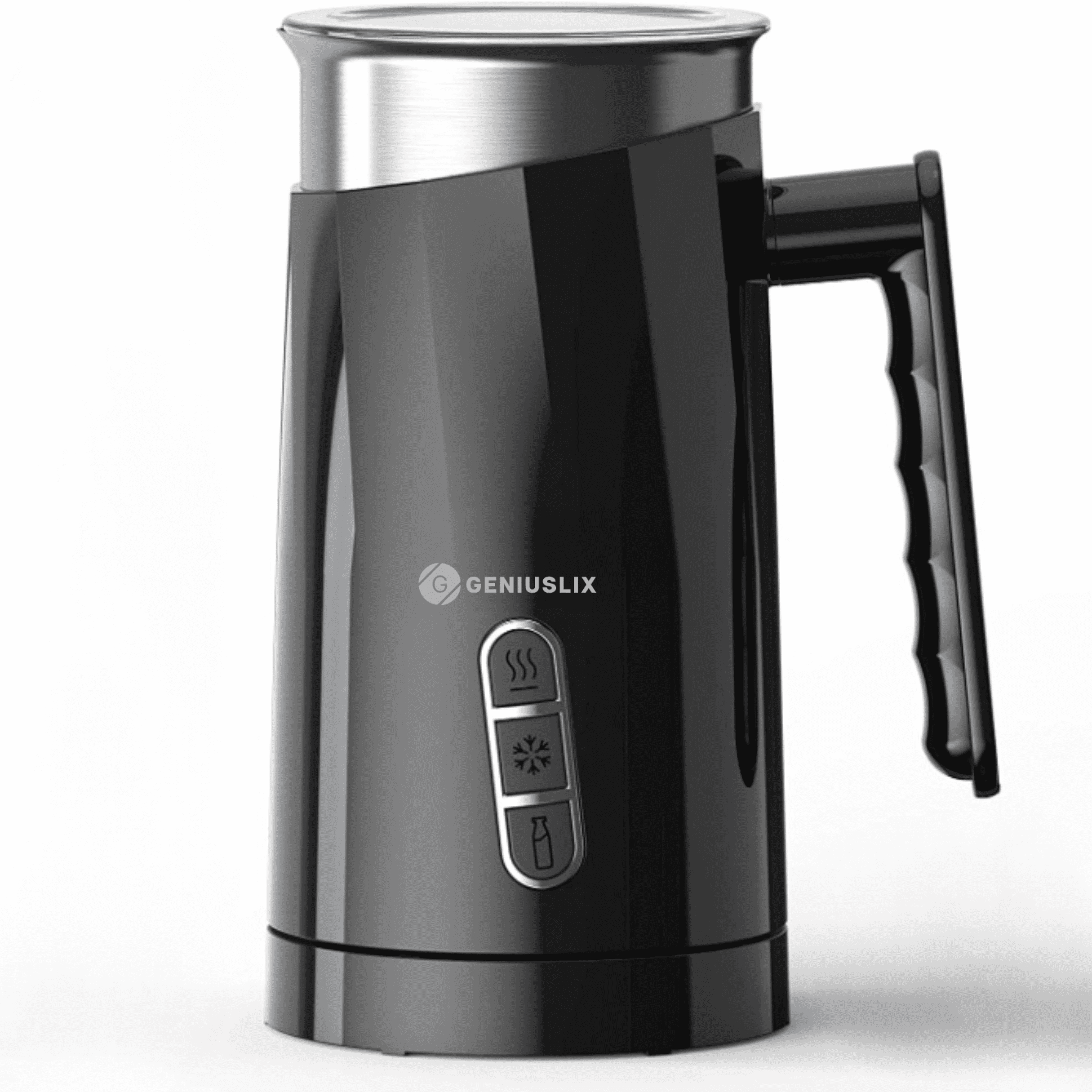 GENIUSLIX Milk Steamer and Frother 10.1 oz This Electric Milk Frother