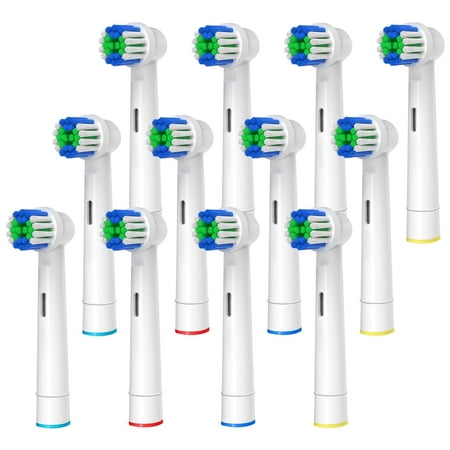 GENKENT 12 Pcs Replacement Toothbrush Heads, Professional Electric Toothbrush Heads Brush Heads Compatible Braun Oral b