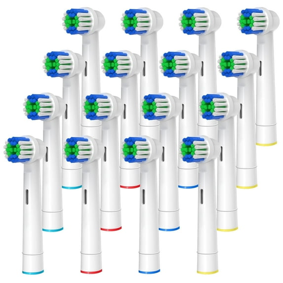 GENKENT 16 Pcs Replacement Professional Electric Toothbrush Heads Brush Heads Compatible Braun Oral b