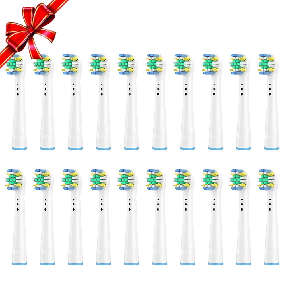 GENKENT 20 Pack Replacement Toothbrush Brush Heads for Braun Oralb