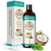 GENKENT Coconut Oil Pulling (8 Fl.Oz), Alcohol Free Mouthwash Oil for Fresh Breath, White Teeth & Health Oral