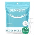 thumbnail image 1 of GENKENT Dental Floss Picks for Adult, 400 Count Flossing Picks Toothpick Flosser for Teeth Clean & Gum Health, 1 of 8