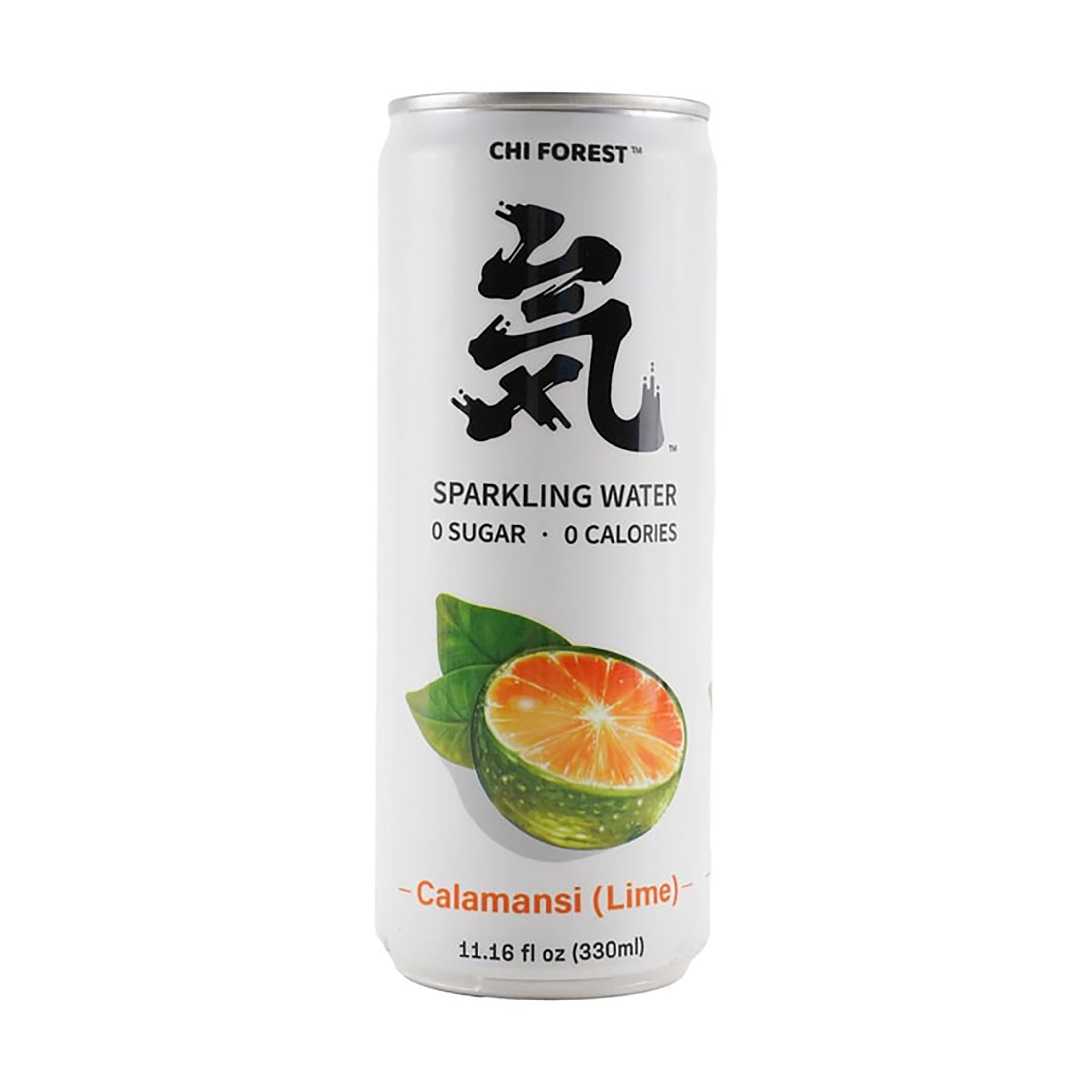 GENKI FOREST Sparkling Water Calamansi(Lime) 11.15 fl. oz Can (Pack of 24)