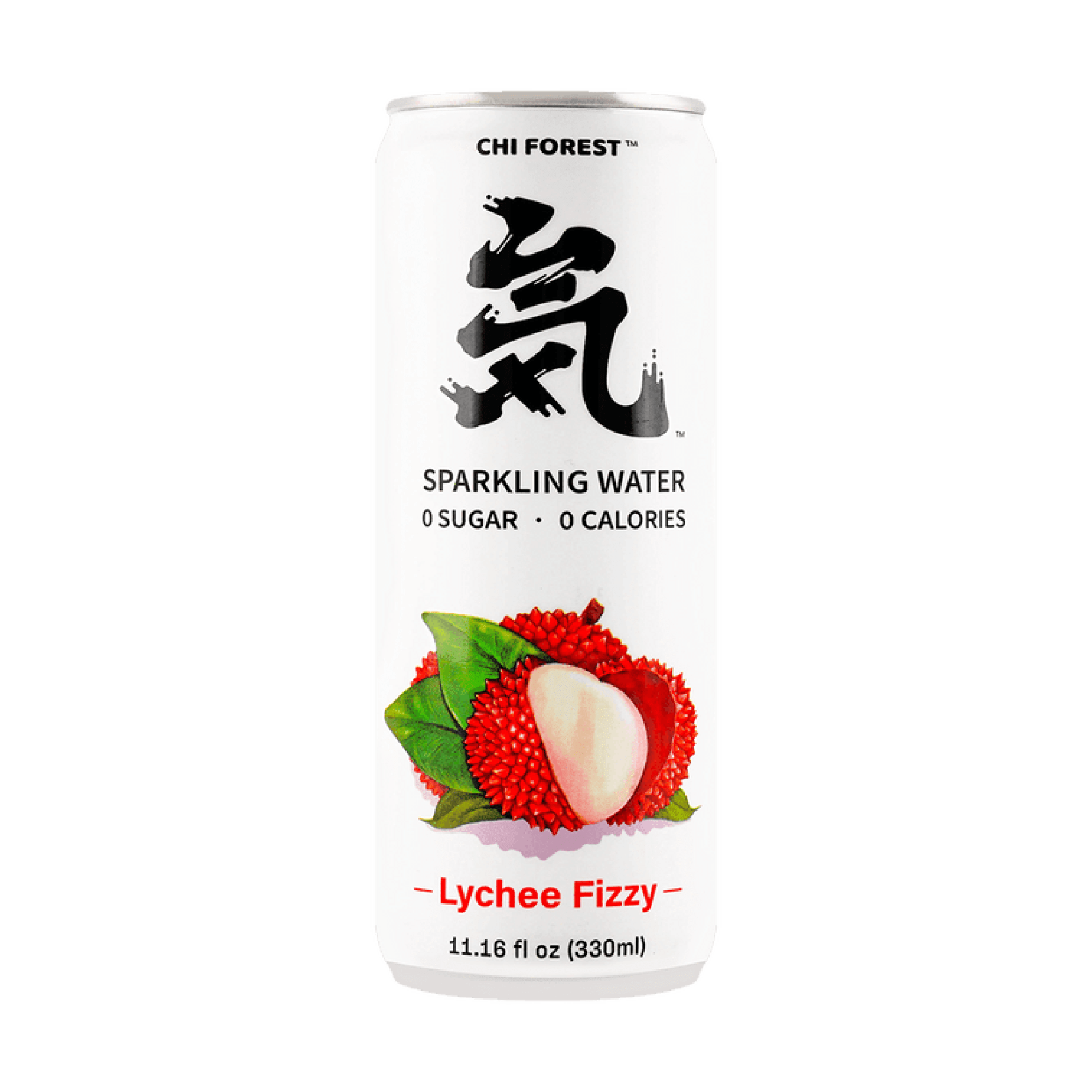 GENKI FOREST Sparkling Water Lychee Fizzy 11.15 fl. oz Can - Pack of 24