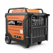 GENMAX Portable Inverter CO Alert Generator Generator, 9000W Super Quiet Gas Powered Engine with Parallel Capability, Remote/Electric Start, Digital display,EPA Compliant, Ideal for Home backup