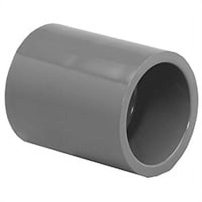 GENOVA 300 Series 301158 Pipe Coupler, 1-1/2 in Slip Joint, Gray