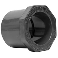GENOVA 300 Series 302208 Pipe Reducing Bushing, 2 in Spigot x 1 in Slip