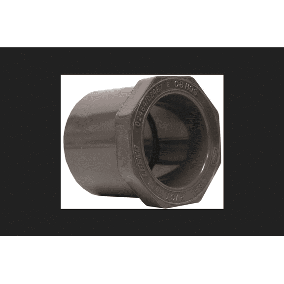 Thrifco 8213334 2 Inch x 1-1/4 Inch Slip x Slip PVC Bushing SCH 80