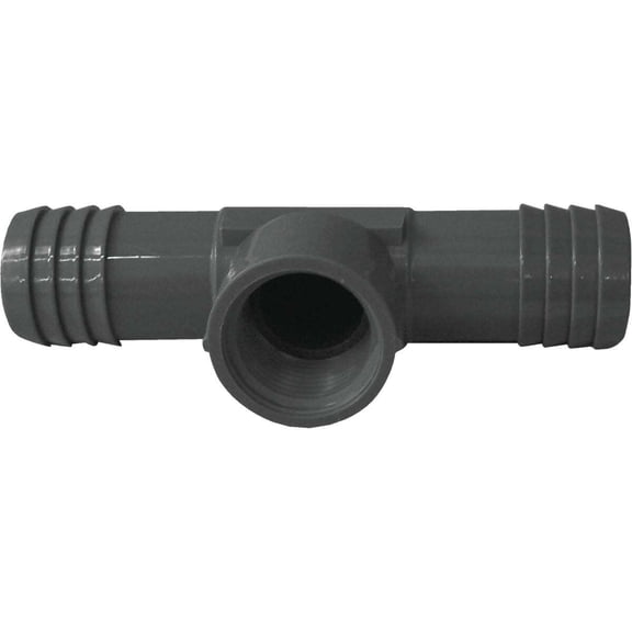 GENOVA 351487 Insert Pipe Tee 1 in Insert x 1 in Insert x 3/4 in FIP 200 psi Polypropylene/PVC