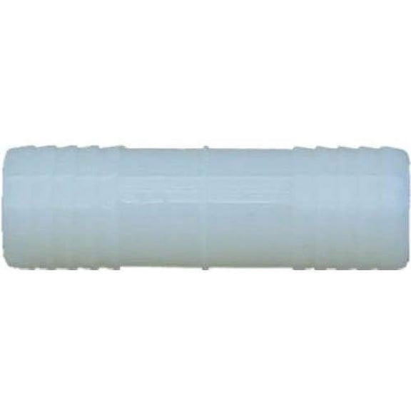 Genova Products Tubing Coupling Plastic Tubing Coupler - 1 1/4 In, White