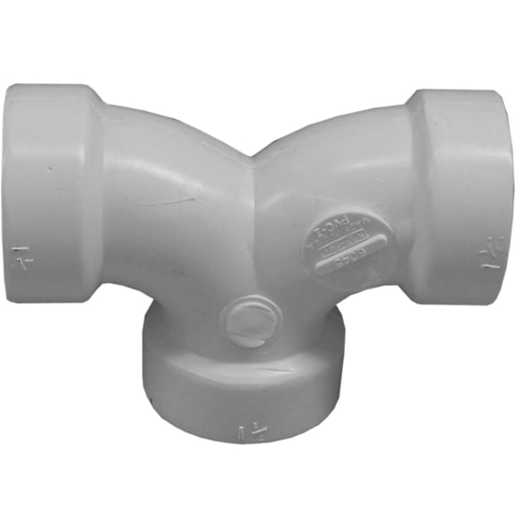 GENOVA 700 Series 70716 Double Elbow, 1-1/2 in Hub, 90 deg