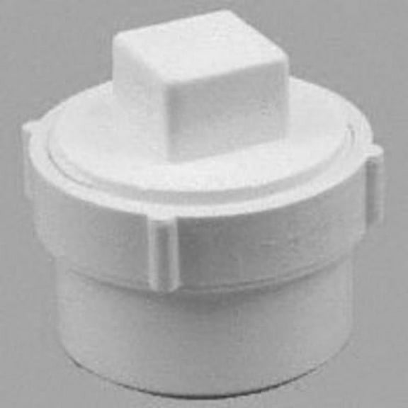 GENOVA 71640 Fitting Cleanout with Threaded Plug 4 in Spigot x FIP