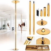 Tattom Stripper Poles 45mm Removable Dance Pole Set Spinning Pole Dance Portable Static Fitness Dancing Pole Kit for Exercise Club Party Pub Home Gym