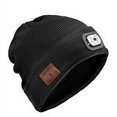 thumbnail image 1 of GENSHTS Bluetooth Beanie Hat with LED Headlight, Lighted Beanie Cap Rechargeable with Wireless Bluetooth Hands Free Head Hat Winter Warm Knit Cap, 1 of 13
