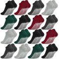 thumbnail image 1 of GENTABY 16 Pairs Toddler Grip Socks for Boys Girls Non Slip Ankle Grippy Socks for Baby Infant Kids Aged 1-7T, 1 of 6