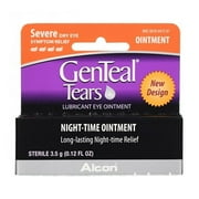 GENTEAL Tears Severe Nighttime Ointment for Severe Dry Eye Symptom Relief, 3.5g